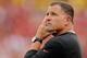 TAMPA, FL - DECEMBER 15: Greg Schiano, head coach of the Tampa Bay Buccaneers, watches the action during a game against the San Francisco 49ers at Raymond James Stadium on December 15, 2013 in Tampa, Florida. San Francisco won the game 33-14. (Photo by Stacy Revere/Getty Images)