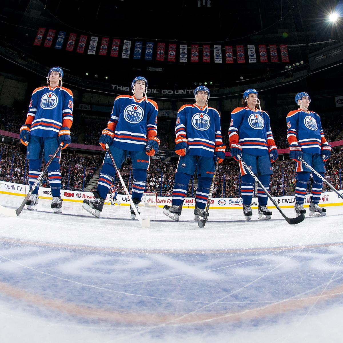 Hi Res 141590209 The Starting Lineup For The Edmonton Oilers Stands For Crop Exact ?w=1200&h=1200&q=75