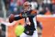 CINCINNATI, OH - DECEMBER 08: Andy Dalton #14 of the Cincinnati Bengals throws the ball during the NFL game against the Indianapolis Colts at Paul Brown Stadium on December 8, 2013 in Cincinnati, Ohio. (Photo by Andy Lyons/Getty Images)