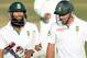 JOHANNESBURG, SOUTH AFRICA - FEBRUARY 02: (SOUTH AFRICA-OUT) Hashim Amla and AB de Villiers of South Africa walks off at the end of the days play during day 2 of the 1st Test match between South Africa and Pakistan at Bidvest Wanderers Stadium on February 2, 2013 in Johannesburg, South Africa.
(Photo by Duif du Toit/Gallo Images/Getty Images)