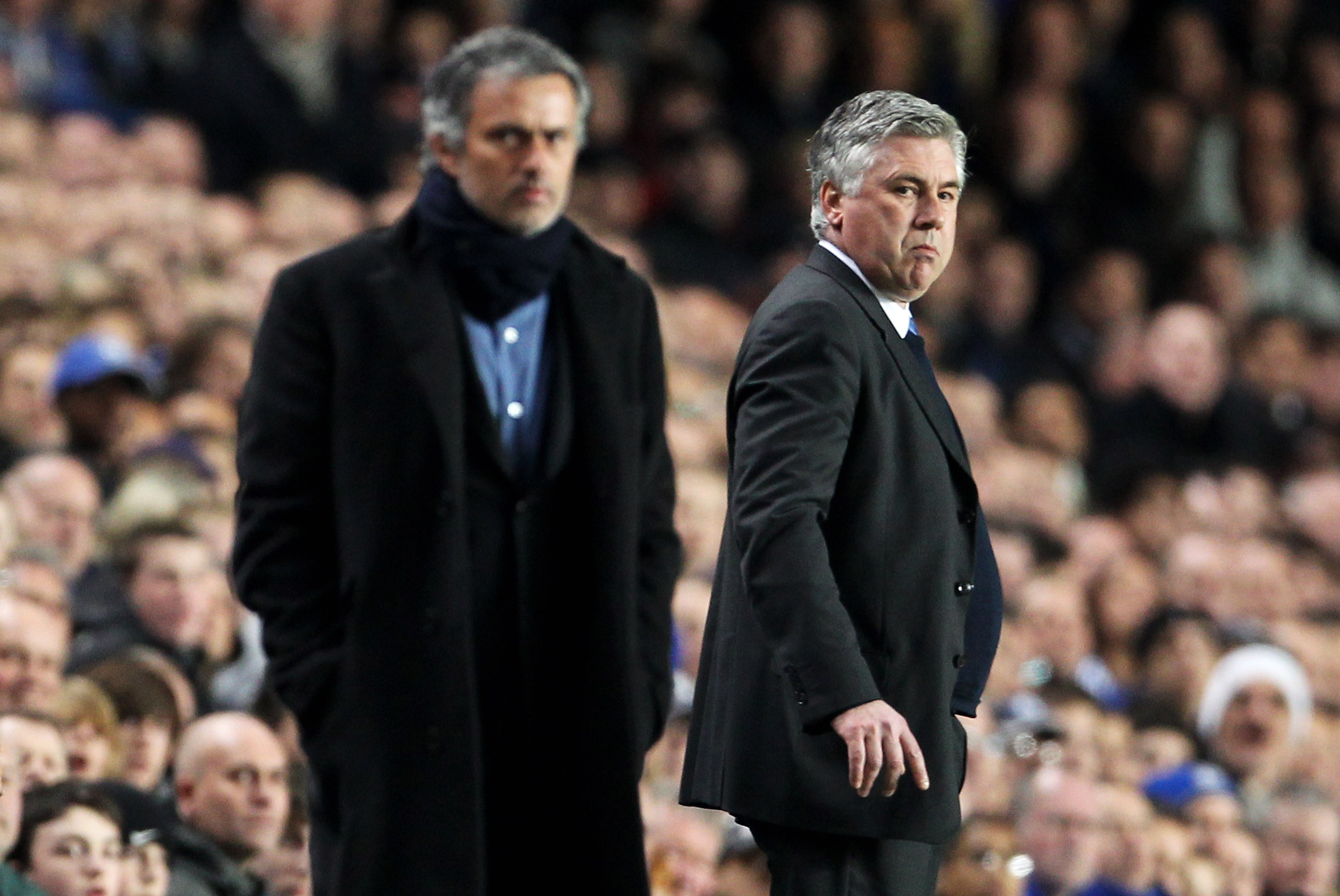 Image result for ancelotti with mourinho
