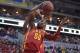 Dec 7, 2013; Des Moines, IA, USA; Iowa State Cyclones guard DeAndre Kane (50) grabs a rebound agains the Northern Iowa Panthers at Wells Fargo Arena. Mandatory Credit: Reese Strickland-USA TODAY Sports