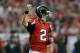 ATLANTA, GA - DECEMBER 15: Matt Ryan #2 of the Atlanta Falcons reacts after a touchdown against the Washington Redskins at Georgia Dome on December 15, 2013 in Atlanta, Georgia. (Photo by Kevin C. Cox/Getty Images)