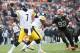 CLEVELAND, OH - NOVEMBER 24: Quarterback Ben Roethlisberger #7 of the Pittsburgh Steelers passes during the first half against the Cleveland Browns at FirstEnergy Stadium on November 24, 2013 in Cleveland, Ohio. (Photo by Jason Miller/Getty Images)
