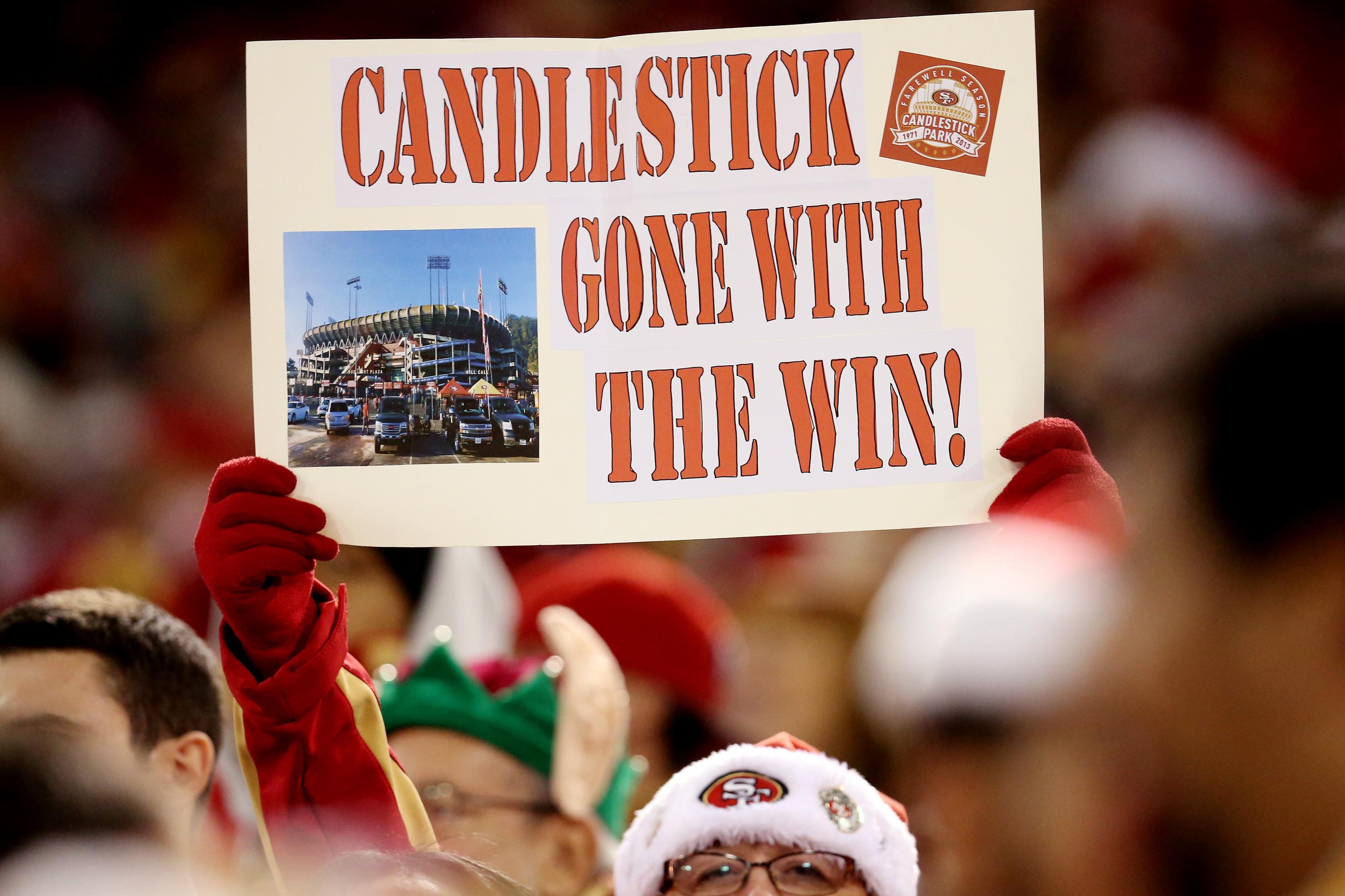 49ers saying goodbye to Candlestick Park