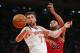 NEW YORK, NY - DECEMBER 11: Andrea Bargnani #77 of the New York Knicks and Taj Gibson #22 of the Chicago Bulls battle for the ball at Madison Square Garden on December 11, 2013 in New York City. NOTE TO USER: User expressly acknowledges and agrees that, by downloading and or using this Photograph, user is consenting to the terms and conditions of the Getty Images License Agreement. (Photo by Bruce Bennett/Getty Images)