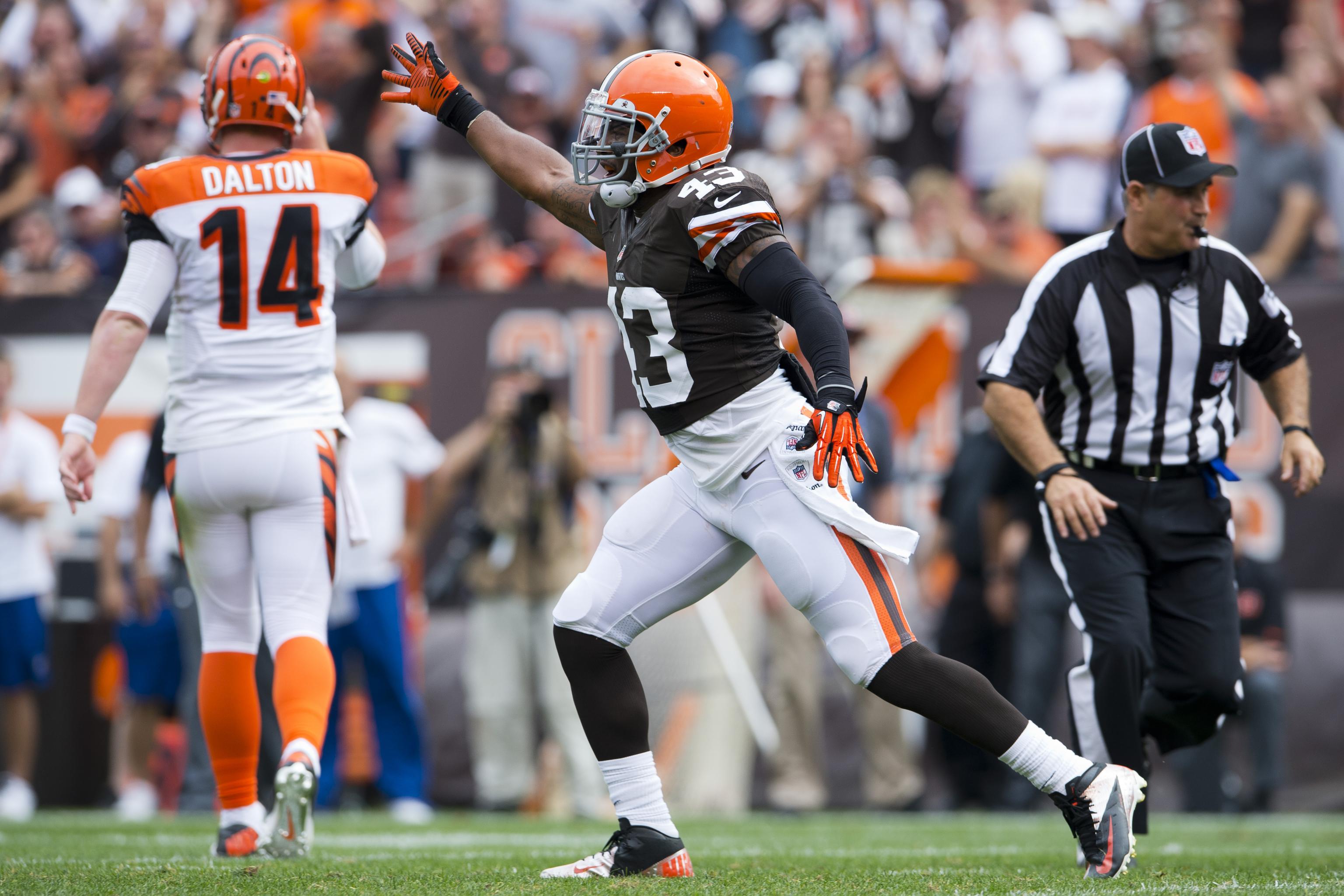 Big hit will cost Cleveland Browns safety T.J. Ward $15,000, but