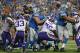 DETROIT, MI - SEPTEMBER 08: Joique Bell #35 of the Detroit Lions scores on a two yard run in the second quarter of the game against the Minnesota Vikings at Ford Field on September 8, 2013 in Detroit, Michigan. (Photo by Leon Halip/Getty Images)