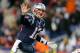 FOXBORO, MA - DECEMBER 8: Tom Brady #12 of the New England Patriots gestures during a game with the Cleveland Browns at Gillette Stadium on December 8, 2013 in Foxboro, Massachusetts. (Photo by Jim Rogash/Getty Images)