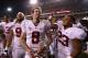TEMPE, AZ - DECEMBER 07: Quarterback Kevin Hogan #8 of the Stanford Cardinal celebrates alongside running back Jackson Cummings #23 after defeating the Arizona State Sun Devils 38-14 in the Pac 12 Championship game at Sun Devil Stadium on December 7, 2013 in Tempe, Arizona. (Photo by Christian Petersen/Getty Images)