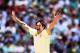 MELBOURNE, AUSTRALIA - DECEMBER 28: Mitchell Johnson of Australia celebrates after taking the wicket of Alastair Cook of England during day three of the Fourth Ashes Test Match between Australia and England at Melbourne Cricket Ground on December 28, 2013 in Melbourne, Australia. (Photo by Ryan Pierse/Getty Images)