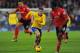 CARDIFF, WALES - NOVEMBER 30: Aaron Ramsey of Arsenal runs between Don Cowie (L) and Kevin Theophile-Catherine of Cardiff during the Barclays Premier League match between Cardiff City and Arsenal at Cardiff City Stadium on November 30, 2013 in Cardiff, Wales. (Photo by Mike Hewitt/Getty Images)