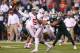 INDIANAPOLIS, IN - DECEMBER 07: Quarterback Braxton Miller #5 of the Ohio State Buckeyes delivers a pass during the Big Ten Conference Championship game against the Michigan State Spartans at Lucas Oil Stadium on December 7, 2013 in Indianapolis, Indiana. (Photo by Andy Lyons/Getty Images)