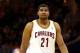 CLEVELAND, OH - DECEMBER 26: Andrew Bynum #21 of the Cleveland Cavaliers looks on during the game against the Atlanta Hawks at Quicken Loans Arena on December 26, 2013 in Cleveland, Ohio. NOTE TO USER: User expressly acknowledges and agrees that, by downloading and/or using this photograph, user is consenting to the terms and conditions of the Getty Images License Agreement. (Photo by Mike Lawrie/Getty Images)