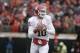 STILLWATER, OK - DECEMBER 7: Quarterback Blake Bell #10 of the Oklahoma Sooners looks looks to throw during the game against the Oklahoma State Cowboys December 7, 2013 at Boone Pickens Stadium in Stillwater, Oklahoma. Oklahoma defeated Oklahoma State 33-24. (Photo by Brett Deering/Getty Images)