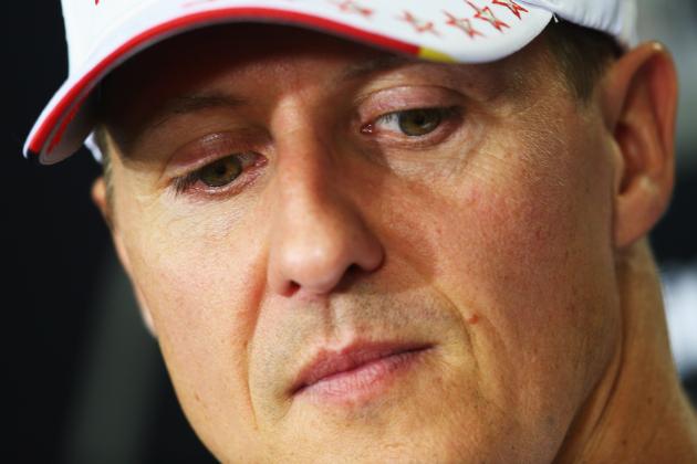 SAO PAULO, BRAZIL - NOVEMBER 22:  Michael Schumacher of Germany and Mercedes GP attends the drivers press conference during previews for the Brazilian Formula One Grand Prix at the Autodromo Jose Carlos Pace on November 22, 2012 in Sao Paulo, Brazil.  (Photo by Clive Mason/Getty Images)