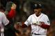 BOSTON, MA - OCTOBER 30: Stephen Drew #7 of the Boston Red Sox celebrates after hitting a home run in the fourth inning against the St. Louis Cardinals during Game Six of the 2013 World Series at Fenway Park on October 30, 2013 in Boston, Massachusetts. (Photo by Elsa/Getty Images)