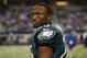 Dec 29, 2013; Arlington, TX, USA; Philadelphia Eagles running back LeSean McCoy (25) prior to the game against the Dallas Cowboys at AT&T Stadium. Mandatory Credit: Matthew Emmons-USA TODAY Sports
