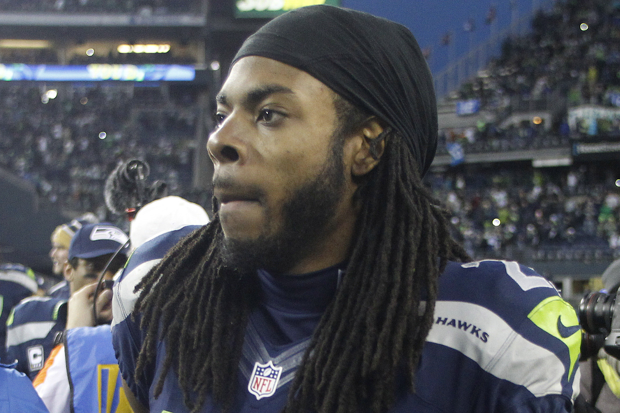 Richard Sherman's All-Star jersey collection includes a Tom Brady