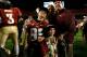 MIAMI GARDENS, FL - JANUARY 01: Head coach Jimbo Fisher of the Florida State Seminoles poses with his wife Candi, and sons Trey (L) and Ethan as they celebrate after the Seminoles won 31-10 against the Northern Illinois Huskies during the Discover Orange Bowl at Sun Life Stadium on January 1, 2013 in Miami Gardens, Florida. (Photo by Chris Trotman/Getty Images)