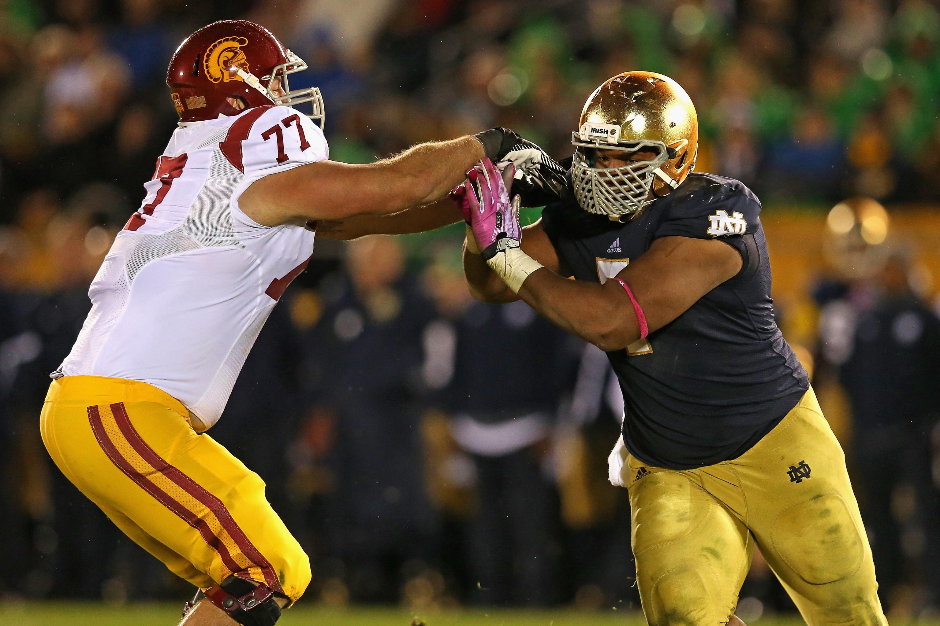 More than Manti: Notre Dame's Stephon Tuitt, Louis Nix III provide