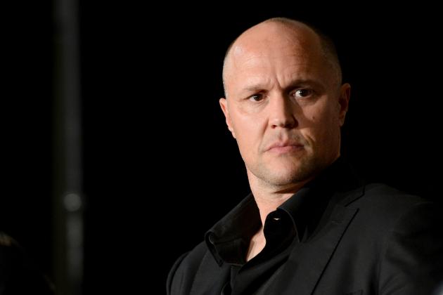 Nov 2, 2013; Long Beach, CA, USA;   Bellator chief executive officer Bjorn Rebney at the post fight press conference after the Bellator MMA fight night at the Long Beach Arena. Alvarez won the fight. Mandatory Credit: Jayne Kamin-Oncea-USA TODAY Sports