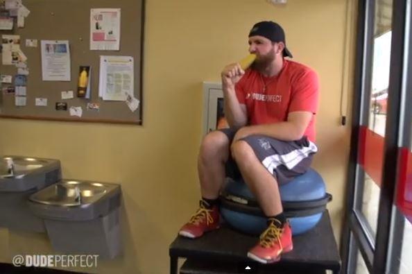 'Dude Perfect' Stereotypes People at Gym in Latest Video ...