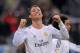 MADRID, SPAIN - JANUARY 06: Cristiano Ronaldo of Real Madrid CF celebrates after scoring their third goal during the La Liga match between Real Madrid CF and RC Celta de Vigo at the Santiago Bernabeu stadium on January 6, 2014 in Madrid, Spain. (Photo by Denis Doyle/Getty Images)