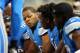 Oct 27, 2013; Detroit, MI, USA; Detroit Lions defensive tackle Ndamukong Suh (90) sits on the bench during 1st half of a game at Ford Field. Mandatory Credit: Mike Carter-USA TODAY Sports