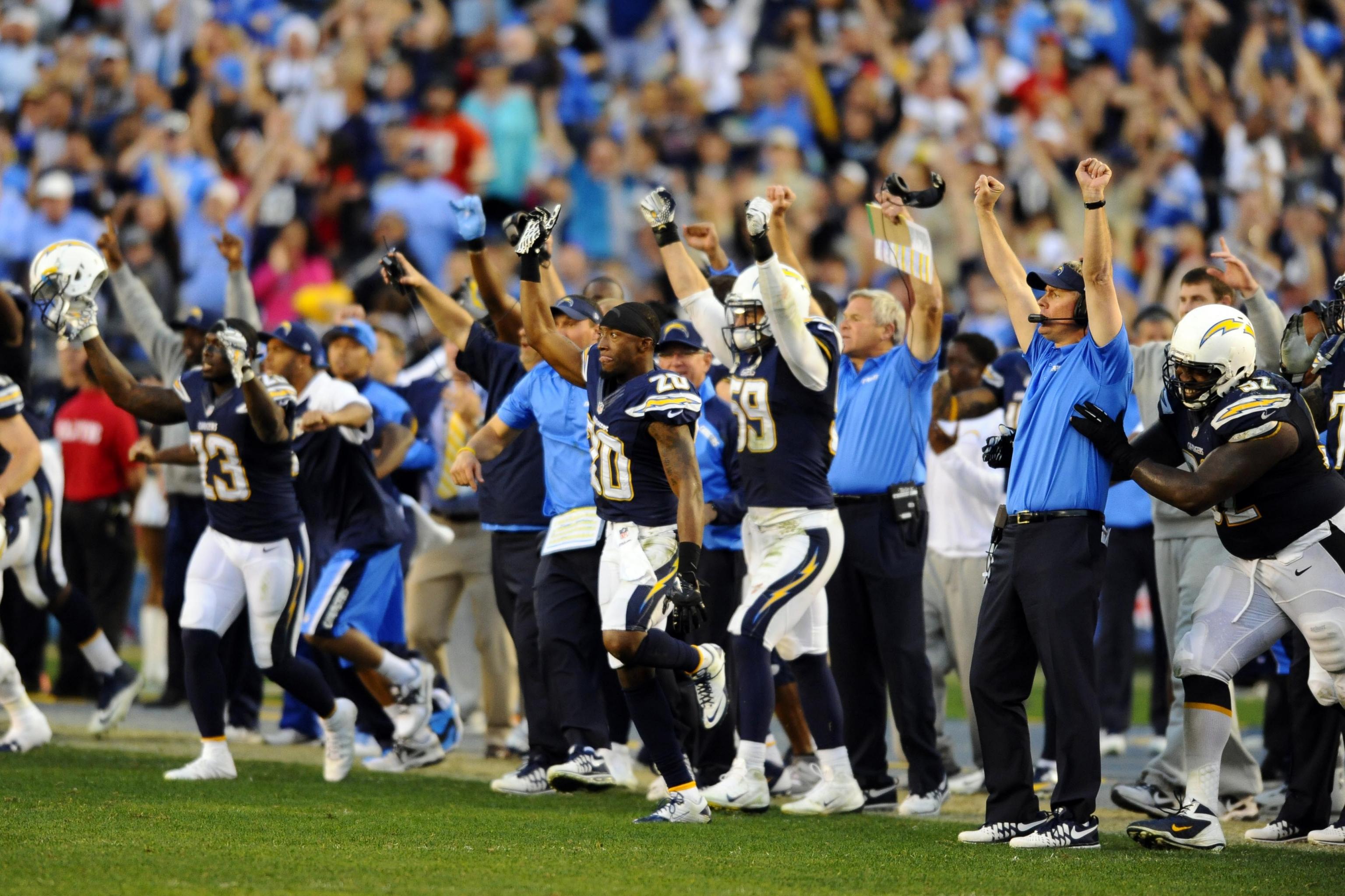 The San Diego Chargers' path to the 2013 NFL Playoffs - Bolts From