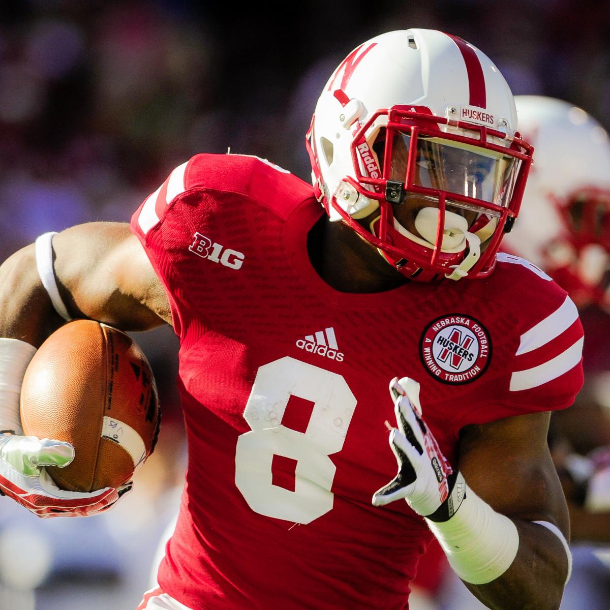 Ameer Abdullah Signed Nebraska Cornhuskers 8x10 Photo Jsa