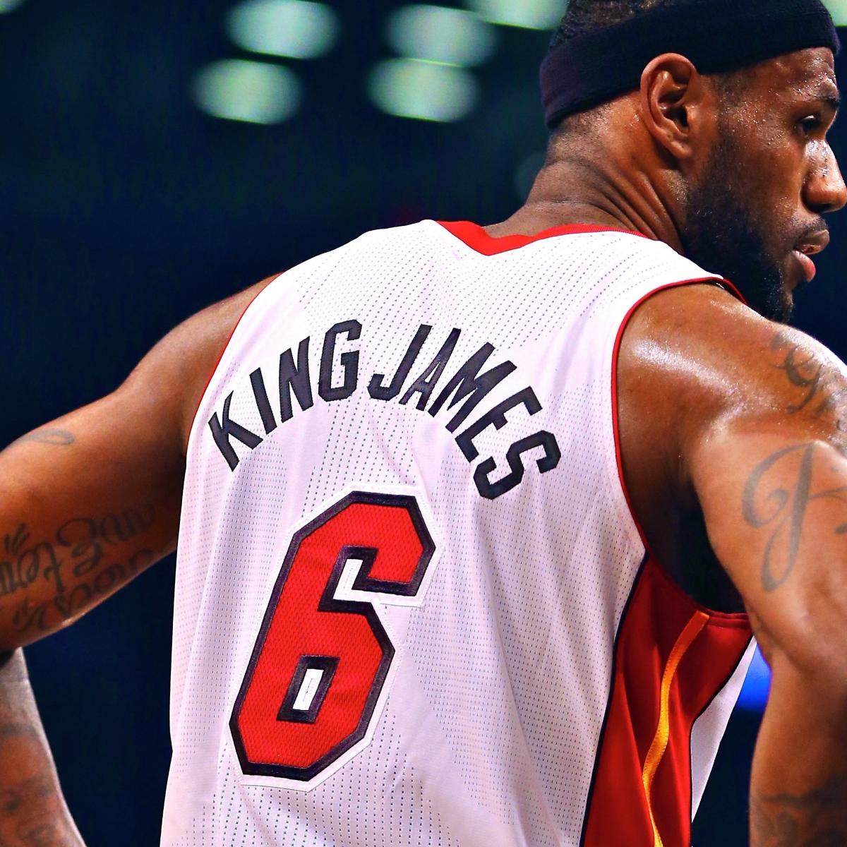Photos: Miami Heat, Brooklyn Nets debut 'nickname jerseys' at