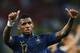 DONETSK, UKRAINE - JUNE 15: Yann M'Vila of France acknowledges the fans after the UEFA EURO 2012 group D match between Ukraine and France at Donbass Arena on June 15, 2012 in Donetsk, Ukraine. (Photo by Ian Walton/Getty Images)