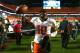 Boyd walks off the field after a thrilling 40-35 victory over Ohio State.