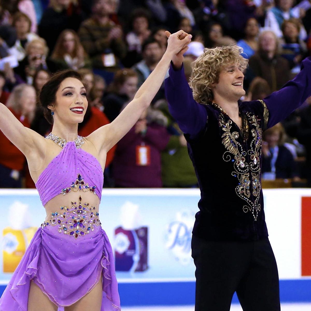 Photos: U.S. leads Olympic ice dancing