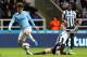 NEWCASTLE, UNITED KINGDOM - OCTOBER 30: Yohan Cabaye of Newcastle United (right) makes a challenge on David Silva of Manchester City during the Capital One Cup Fourth Round match between Newcastle United and Manchester City at St James' Park on October 30, 2013 in Newcastle upon Tyne, England (Photo by Ian Horrocks/Getty Images)