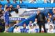 LONDON, ENGLAND - OCTOBER 19: Chelsea manager Jose Mouinho (R) gives instructions to Eden Hazard from the touchline during the Barclays Premier League match between Chelsea and Cardiff City at Stamford Bridge on October 19, 2013 in London, England. (Photo by Scott Heavey/Getty Images)