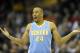 Dec 4, 2013; Cleveland, OH, USA; Denver Nuggets point guard Andre Miller (24) reacts after he was called for a technical foul in the third quarter against the Cleveland Cavaliers at Quicken Loans Arena. Mandatory Credit: David Richard-USA TODAY Sports