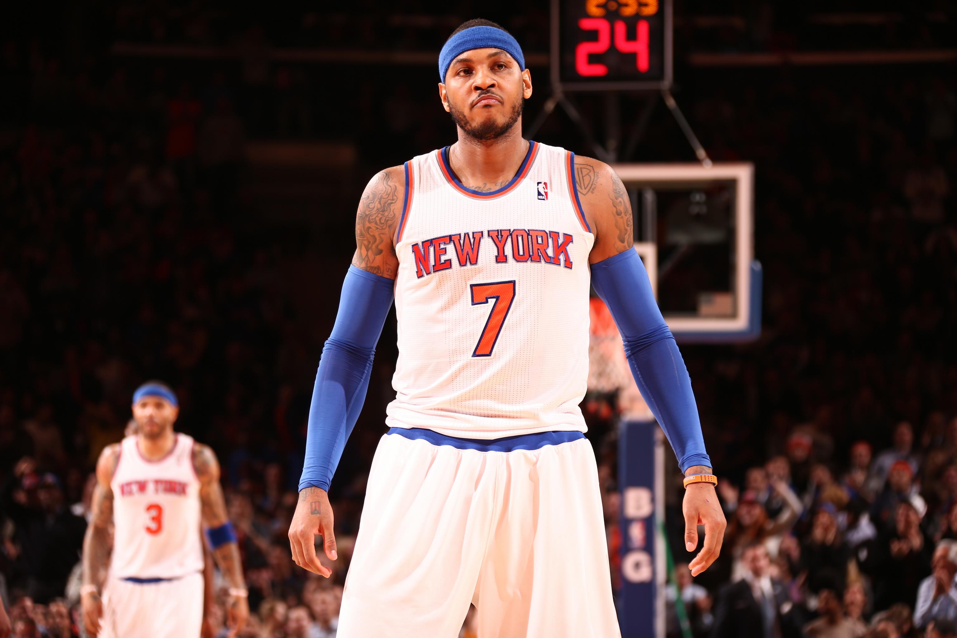 Carmelo Anthony - New York Knicks - Game-Worn NOCHES ENEBEA