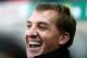 STOKE ON TRENT, ENGLAND - JANUARY 12: Brendan Rodgers manager of Liverpool laughs prior to the Barclays Premier League match between Stoke City and Liverpool at Britannia Stadium on January 12, 2014 in Stoke on Trent, England. (Photo by Clive Mason/Getty Images)