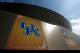 NEW ORLEANS, LA - MARCH 30: A general view of the Kentucky Wildcats logo on the exterior of the Mercedes-Benz Superdome during practice prior to the 2012 Final Four of the NCAA Division I Men's Basketball Tournament on March 30, 2012 in New Orleans, Louisiana. (Photo by Chris Graythen/Getty Images)