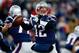 FOXBORO, MA - NOVEMBER 24: Quarterback Tom Brady #12 of the New England Patriots looks to pass against the Denver Broncos during a game at Gillette Stadium on November 24, 2013 in Foxboro, Massachusetts. (Photo by Jared Wickerham/Getty Images)