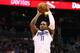 Dec 17, 2012; Orlando, FL, USA; Orlando Magic power forward Glen Davis (11) attempts a jump shot against the Minnesota Timberwolves during the fourth quarter at Amway Center. Orlando defeated Minnesota 102-93. Mandatory Credit: Douglas Jones-USA TODAY Sports