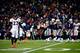 FOXBORO, MA - NOVEMBER 24: Cornerback Quentin Jammer #23 of the Denver Broncos walks off the field after losing to the New England Patriots 34-31 in overtime in a game at Gillette Stadium on November 24, 2013 in Foxboro, Massachusetts. (Photo by Jared Wickerham/Getty Images)