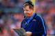 DENVER, CO - NOVEMBER 18: Head coach Norv Turner of the San Diego Chargers leads his team against the Denver Broncos at Sports Authority Field at Mile High on November 18, 2012 in Denver, Colorado. The Broncos defeated the Chargers 30-23. (Photo by Doug Pensinger/Getty Images)