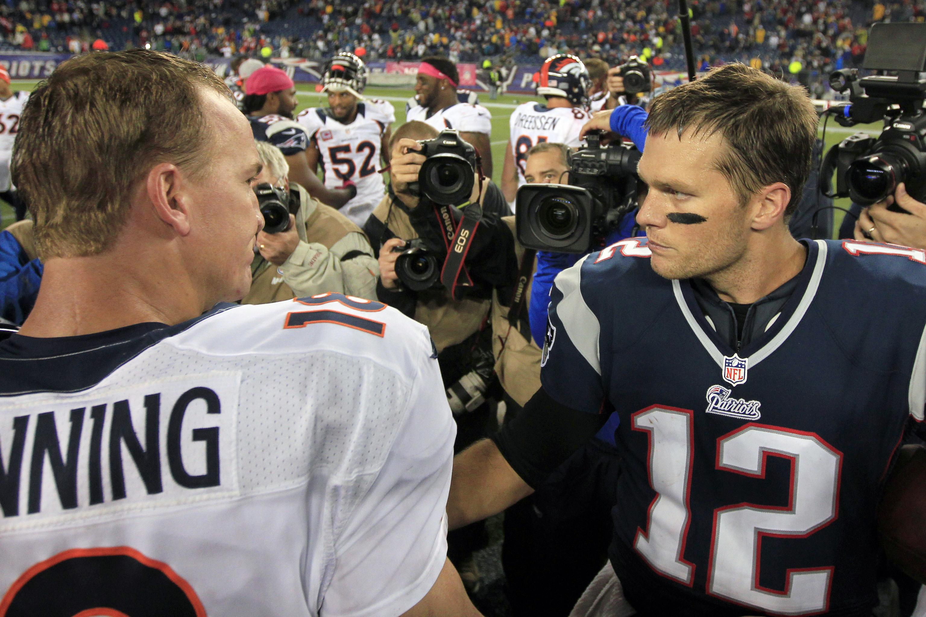 Mind-blowing stats for Peyton Manning vs. Tom Brady