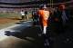 DENVER, CO - JANUARY 19: Matt Prater #5 of the Denver Broncos takes the field prior to their game against the New England Patriots the AFC Championship game at Sports Authority Field at Mile High on January 19, 2014 in Denver, Colorado. (Photo by Kevin C. Cox/Getty Images)