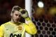 Manchester United's goalkeeper David de Gea during their English League Cup semifinal first leg soccer match against Sunderland at the Stadium of Light, Sunderland, England, Tuesday, Jan. 7, 2014. (AP Photo/Scott Heppell)