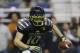 U.S. Army All-American East's Jacob Park (10) scrambles during the U.S. Army All-American Bowl football game, Saturday, Jan. 4, 2014, in San Antonio. (AP Photo/Eric Gay)