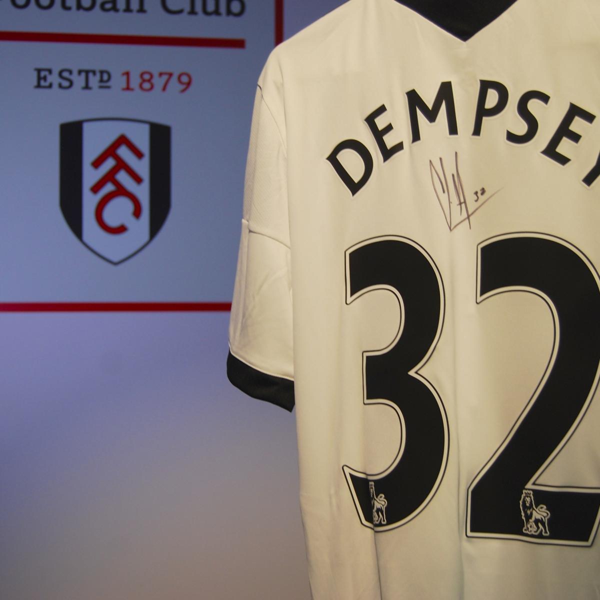 signed fulham shirt